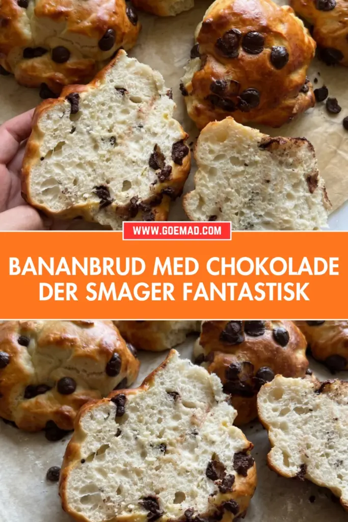 Saftige bananbrud med chokolade du vil bage igen og igen