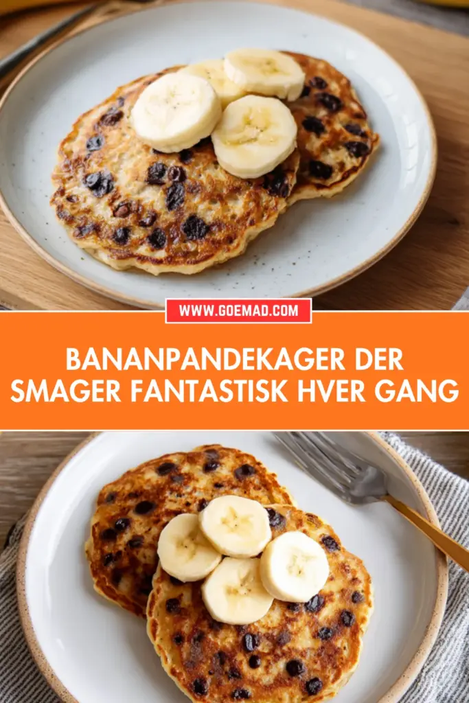 Saftige bananpandekager med chokolade: hurtig og lækker hverdagsopskrift