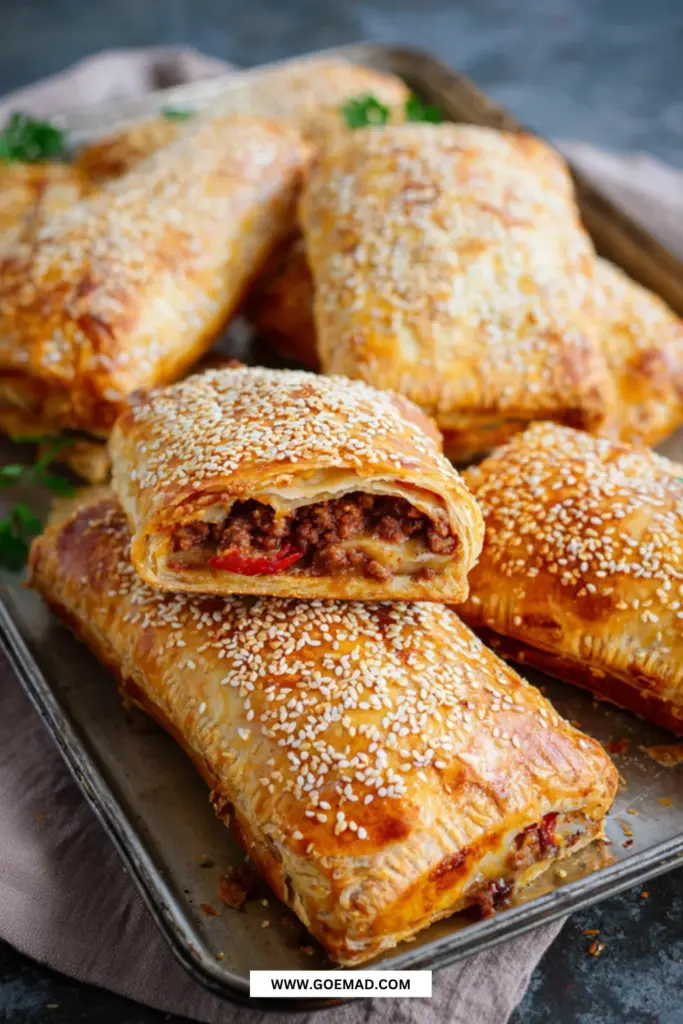 Sprøde butterdejspakker med oksekød fra ovnen: sådan laver jeg dem