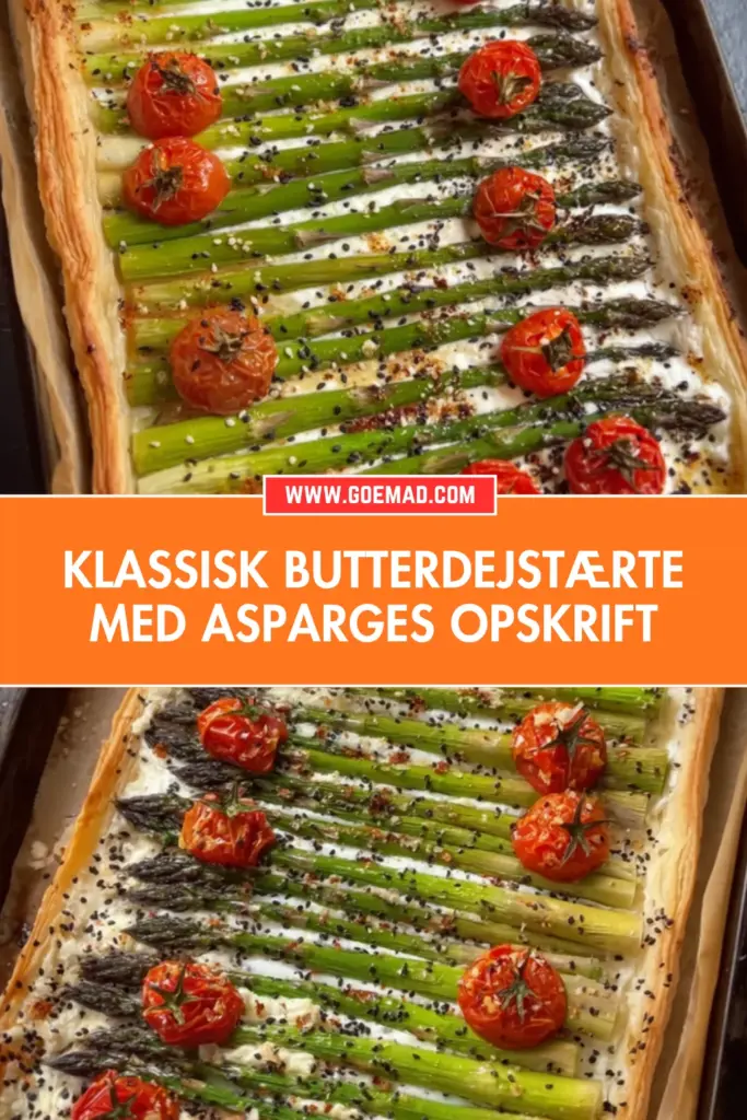 Klassisk butterdejstærte med asparges: nem opskrift til foråret