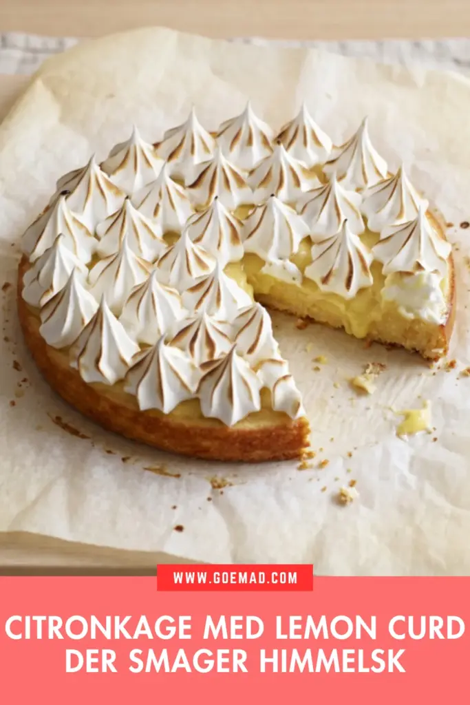 Citronkage med lemon curd: den bedste opskrift til en saftig og cremet kage