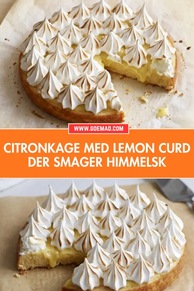 Citronkage med lemon curd: den bedste opskrift til en saftig og cremet kage