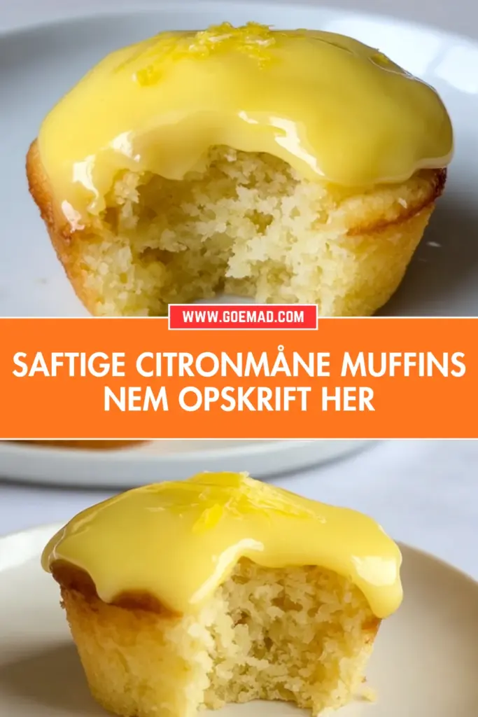 Citronmåne muffins: nem og saftig opskrift du vil bage igen og igen