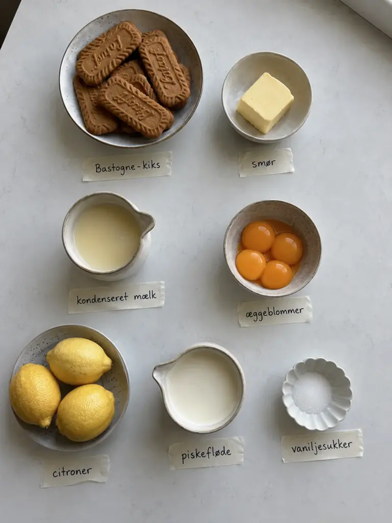 Citrontærte med kiksebund: den bedste nemme opskrift til dessertbordet