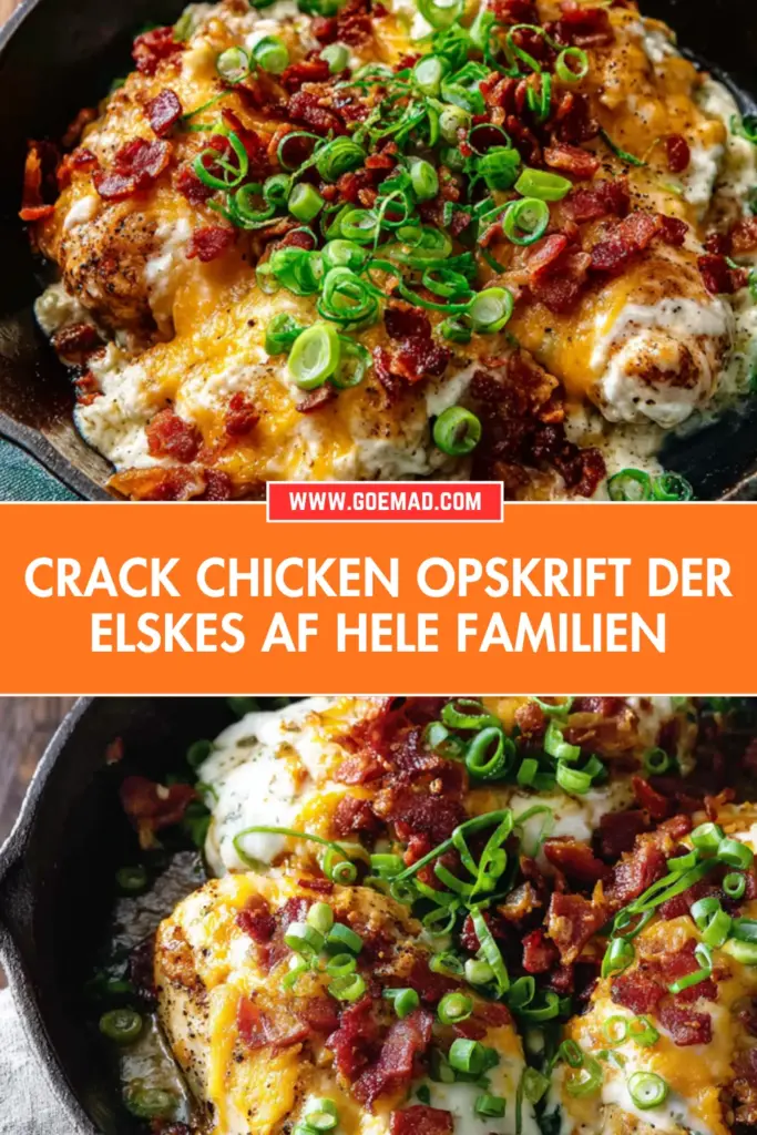 Crack chicken: den cremede kyllingeopskrift hele familien elsker