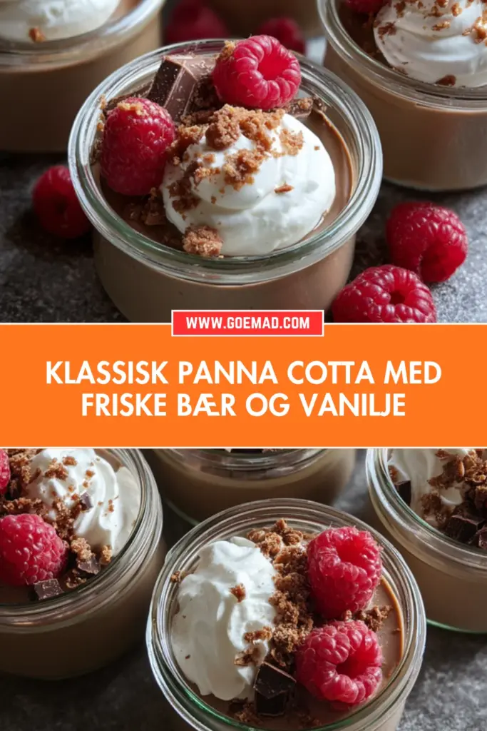 Panna cotta med friske bær: sådan laver du den perfekte klassiker derhjemme