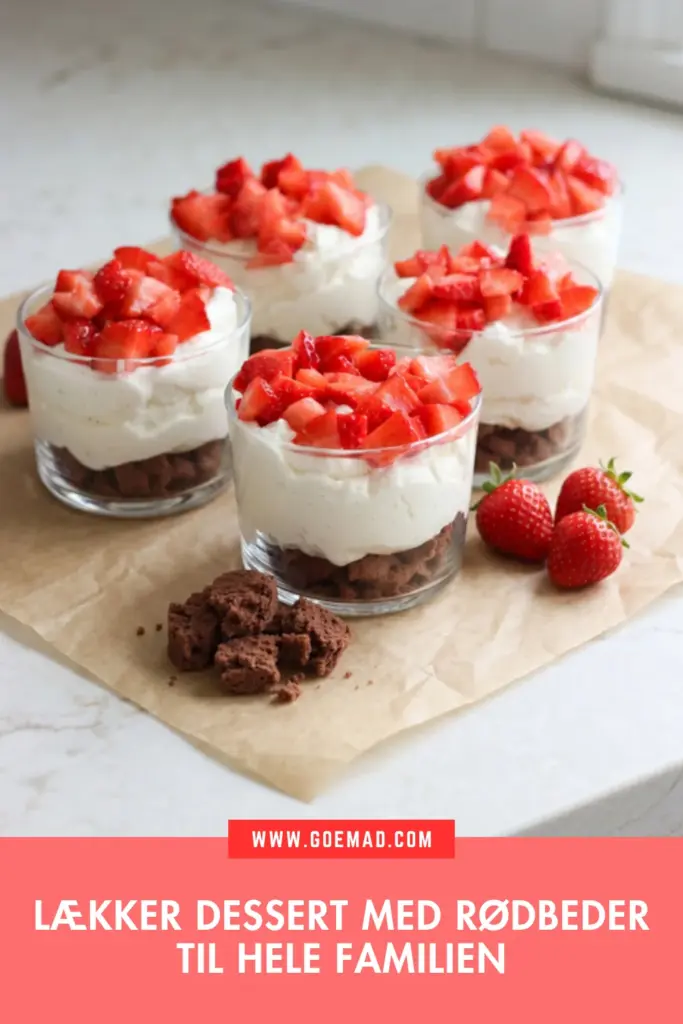 Nem dessert med rødbeder der faktisk smager fantastisk