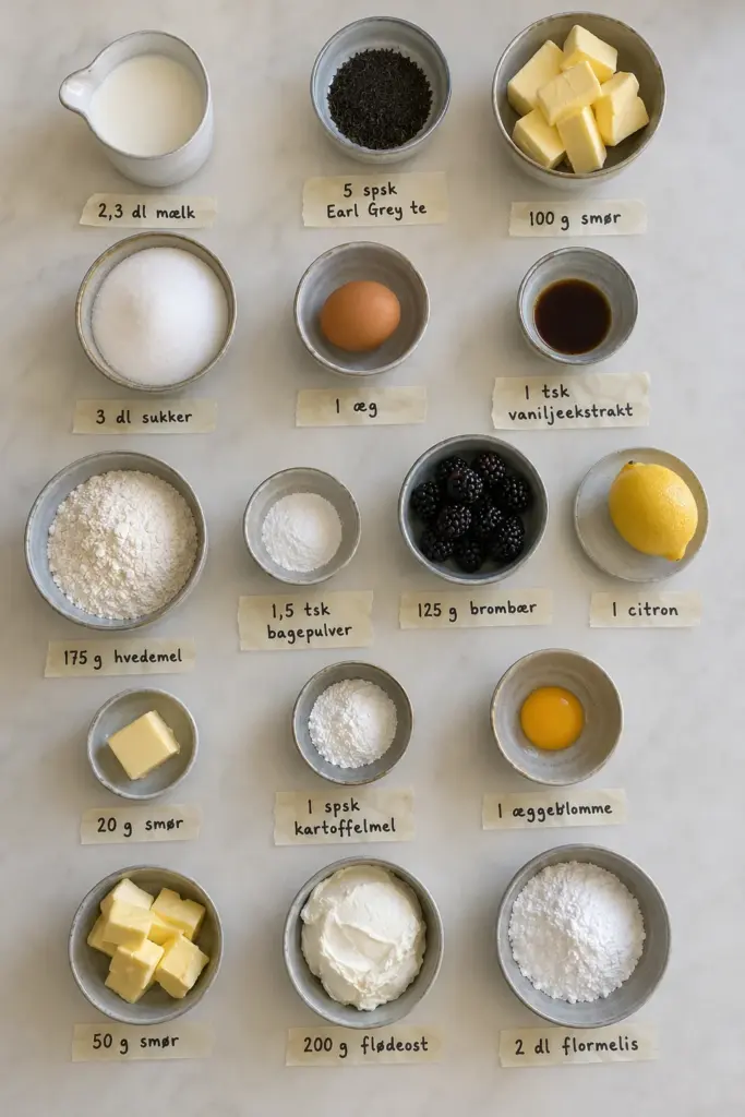 Saftige earl grey muffins med te og citron: den bedste hjemmelavede opskrift