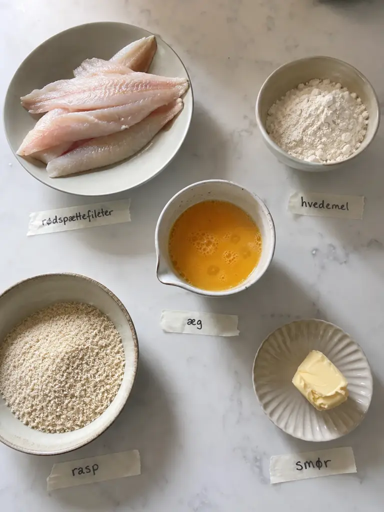 Nem paneret fiskefilet med gyldent rasp: en klassisk hverdagsopskrift