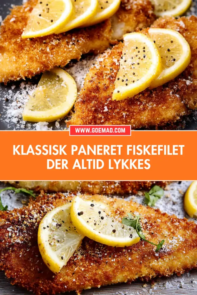 Nem paneret fiskefilet med gyldent rasp: en klassisk hverdagsopskrift