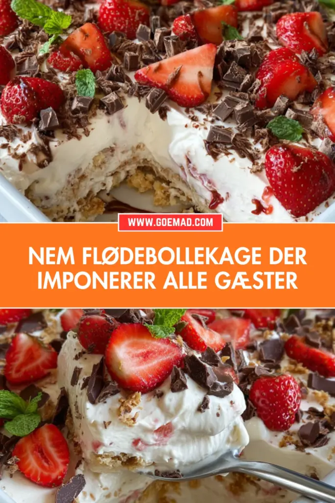Nem flødebollekage der imponerer alle dine gæster