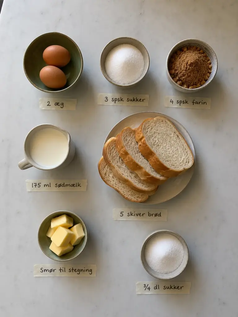 French toast med kanel og vanilje: en nem familiemorgen