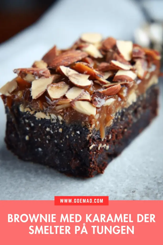 Saftig brownie med karamel og klæbrig midte: sådan gør jeg det