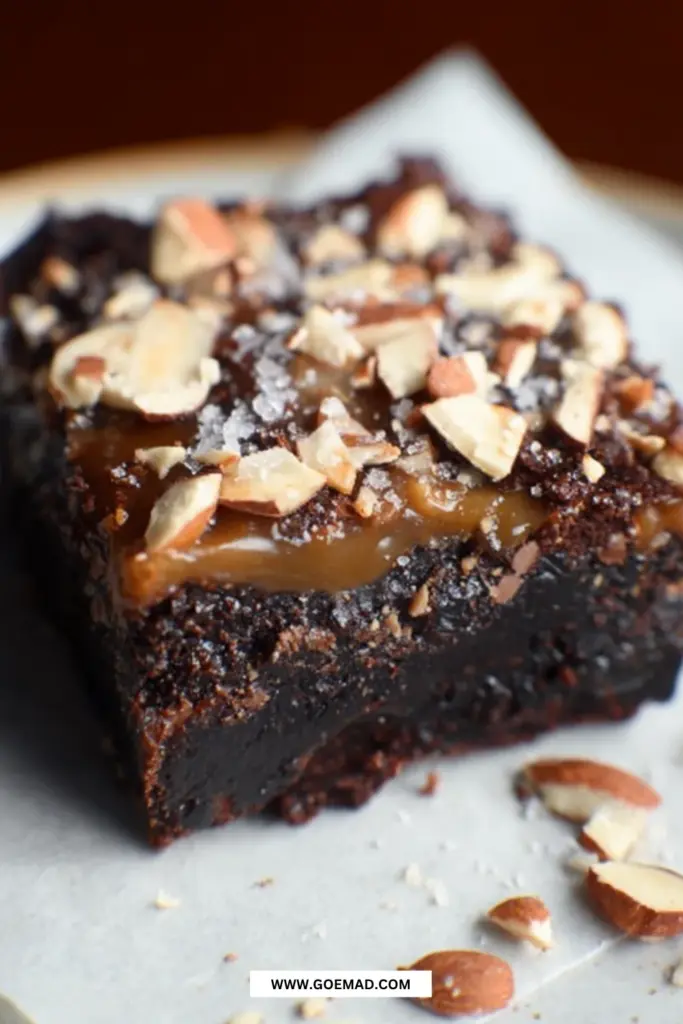 Saftig brownie med karamel og klæbrig midte: sådan gør jeg det