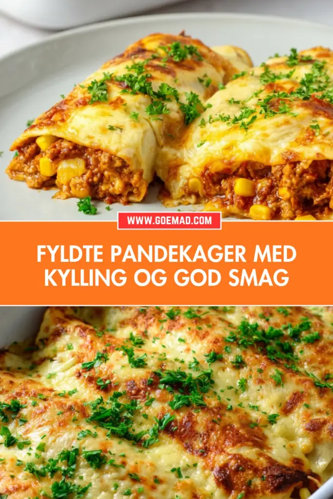 Fyldte pandekager med kylling og grøntsager: nem opskrift der smager af mere end ventet