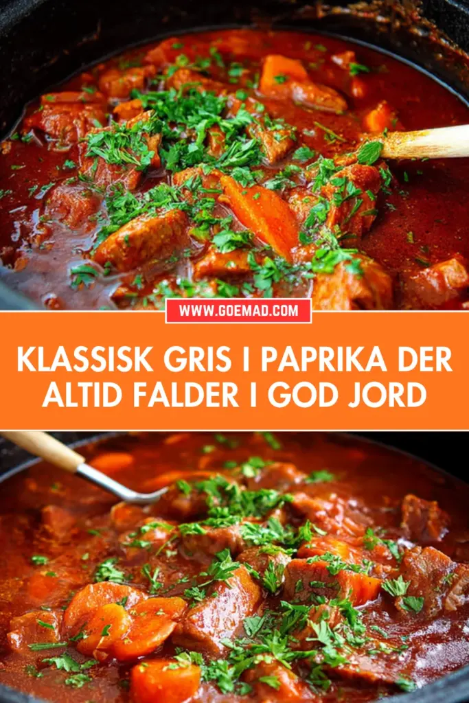 Klassisk gris i paprika: den bedste opskrift til en mør og smagfuld ret