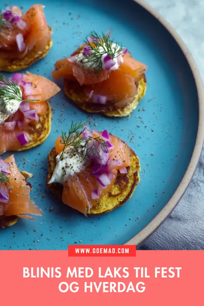 Blinis med laks: den bedste opskrift til fest og hverdagsbord