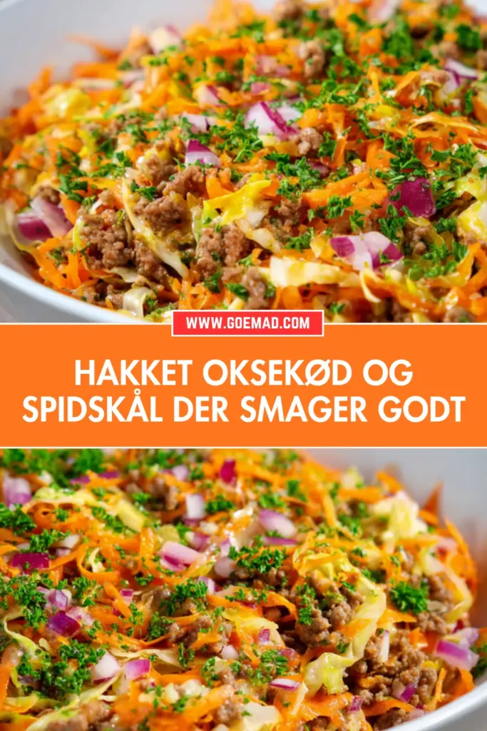Hakket oksekød og spidskål: sådan laver du det nemt og lækkert