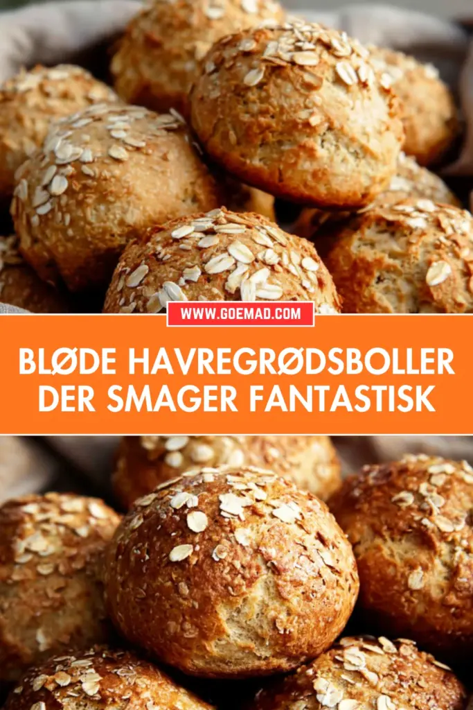 Bløde havregrødsboller med sprød skorpe: den bedste hjemmelavede opskrift