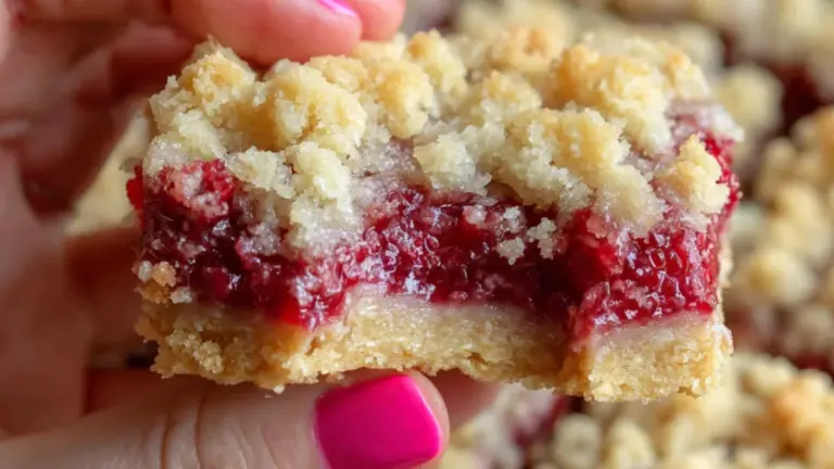 Hjemmelavet hindbær crumble: nem opskrift med sprød, gylden topping