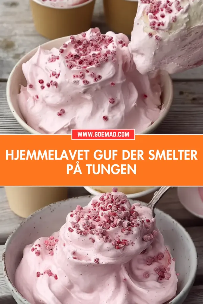 Hjemmelavet guf med jordbær, hindbær og lakrids: nem klassisk opskrift