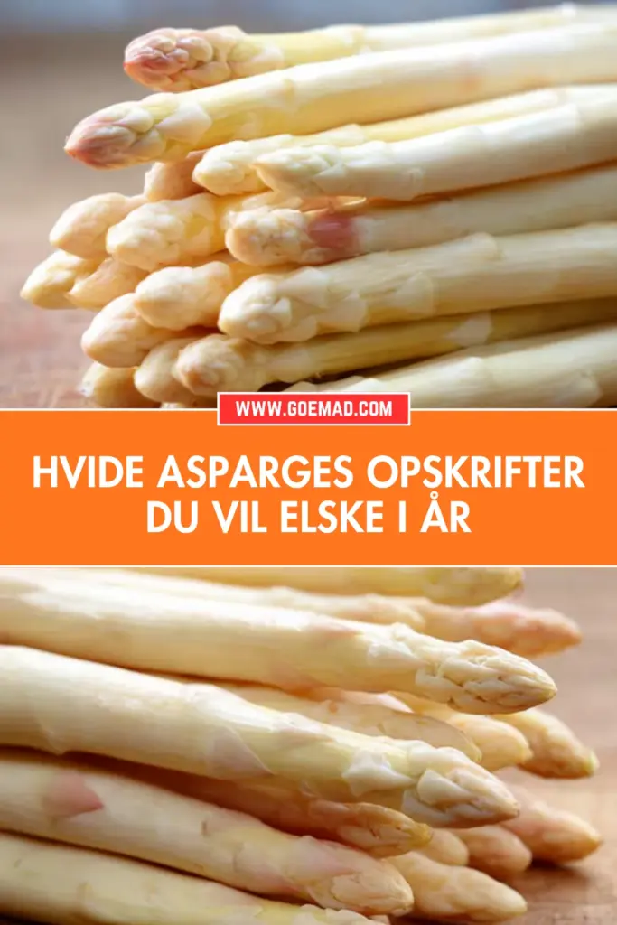 Hvide asparges opskrifter du vil elske i år