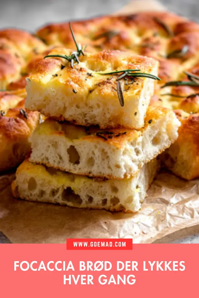 Focaccia brød der lykkes hver gang: nem hjemmelavet opskrift