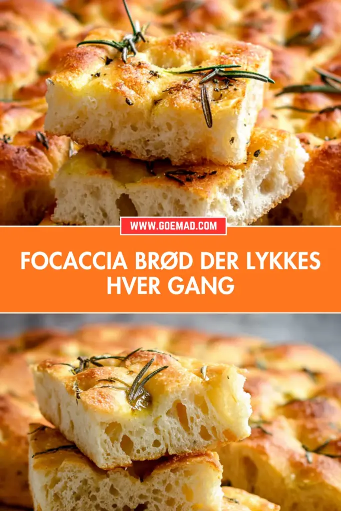 Focaccia brød der lykkes hver gang: nem hjemmelavet opskrift