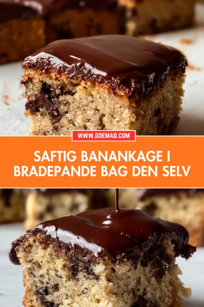 Saftig banankage i bradepande: den bedste hjemmebagte opskrift