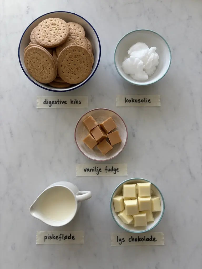 Karamelsnitter der altid lykkes: nem opskrift med fudge og chokolade