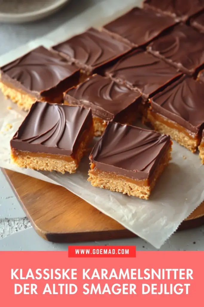 Karamelsnitter der altid lykkes: nem opskrift med fudge og chokolade