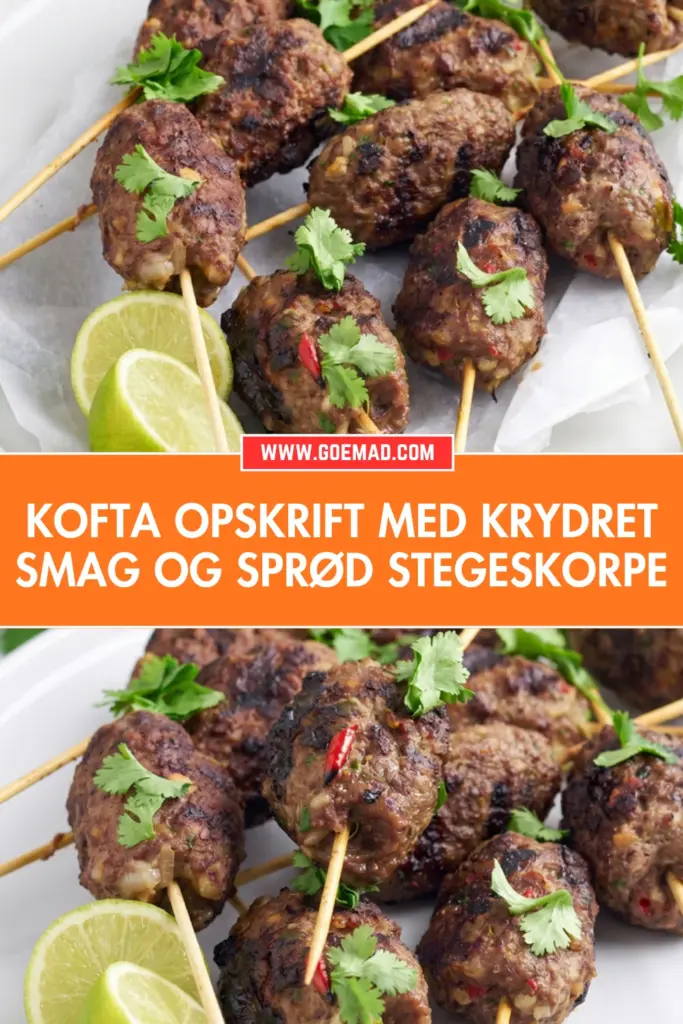 Kofta opskrift med krydret smag og sprød stegeskorpea