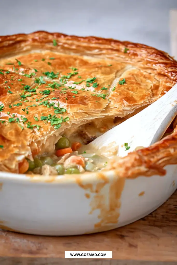 Klassisk kyllingepie: den bedste hjemmelavede opskrift med sprød butterdej