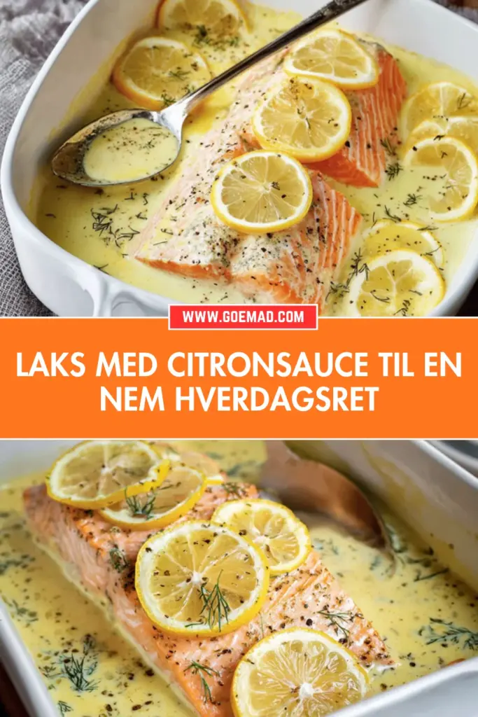 Laks med citronsauce: en nem og cremet hverdagsopskrift