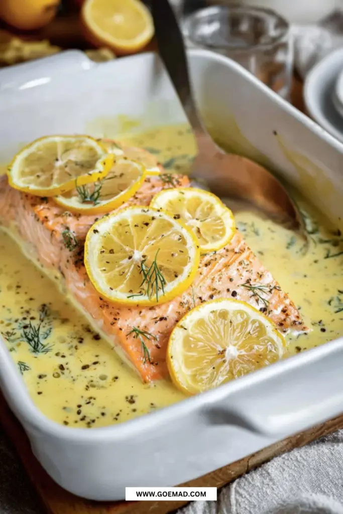 Laks med citronsauce: en nem og cremet hverdagsopskrift
