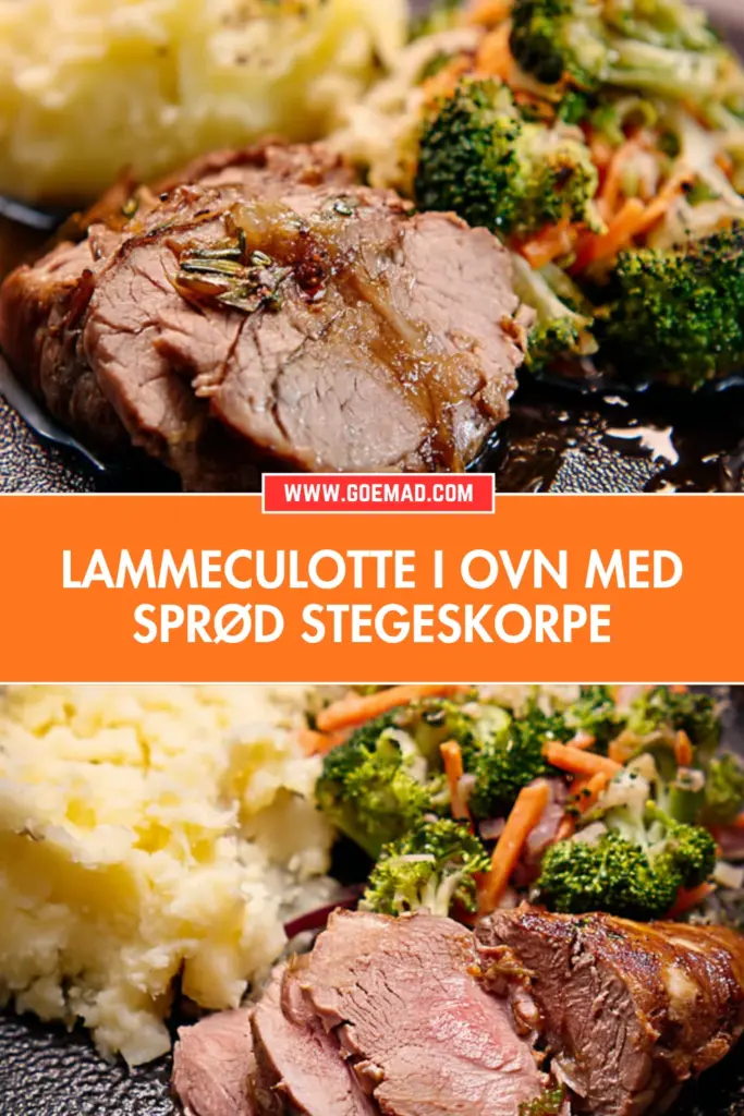 Saftig lammeculotte med sprød stegeskorpe: sådan gør jeg det
