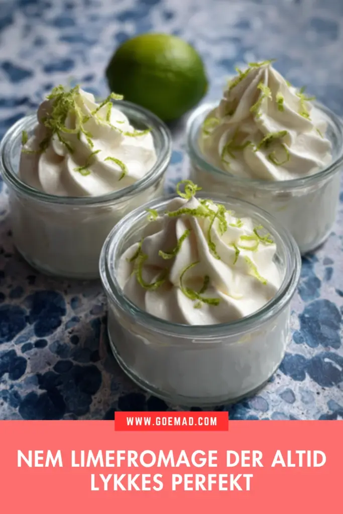 Limefromage opskrift: sådan laver du den cremet og let