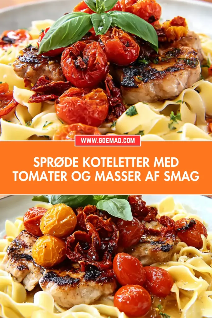 Sprøde koteletter med tomater: den bedste opskrift til en nem hverdagsret