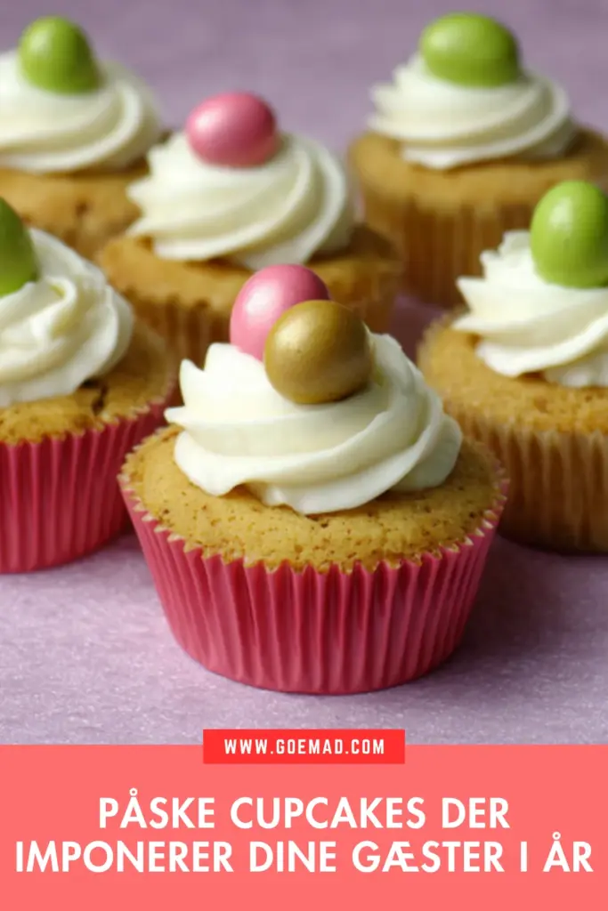 Påske cupcakes der imponerer dine gæster ved bordet i år