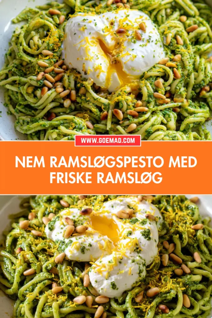Ramsløgspesto på 10 minutter: sådan laver du den selv med friske blade