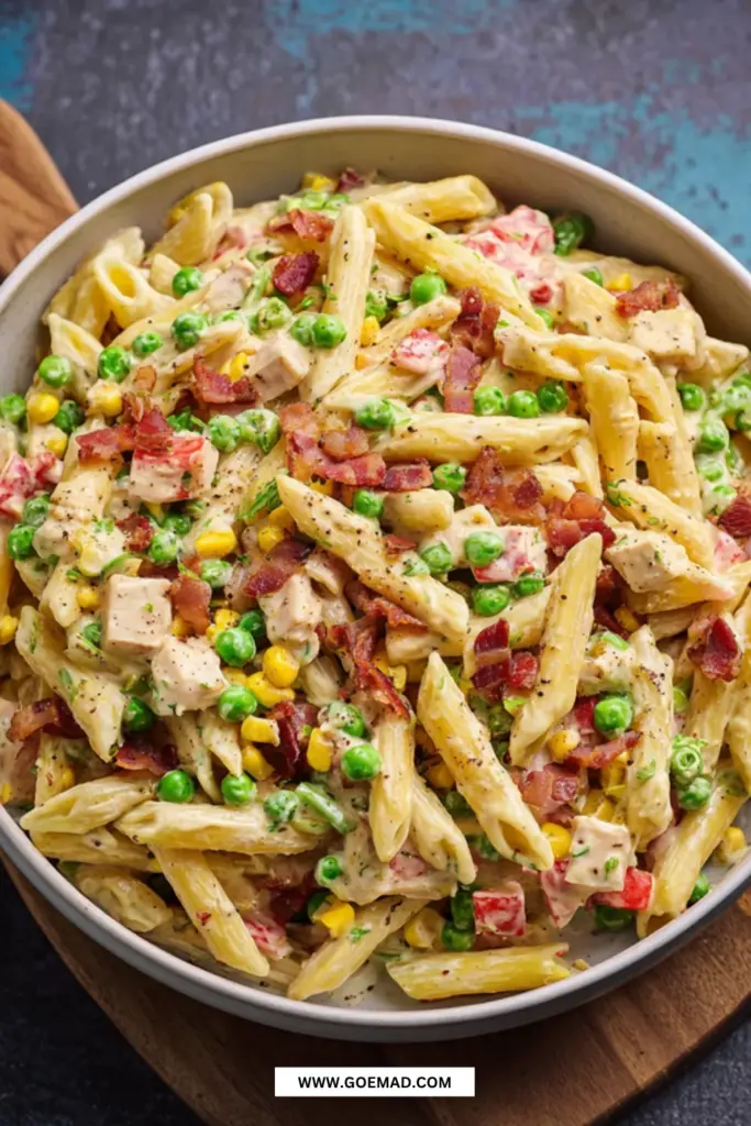 Nem pastasalat med kylling: klar på 20 minutter og fuld af smag