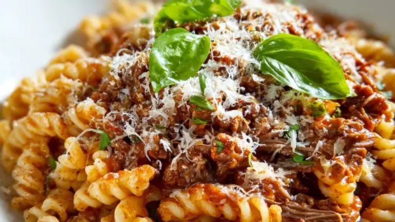 Hjemmelavet ragu opskrift med mør oksebov og rig tomatsauce