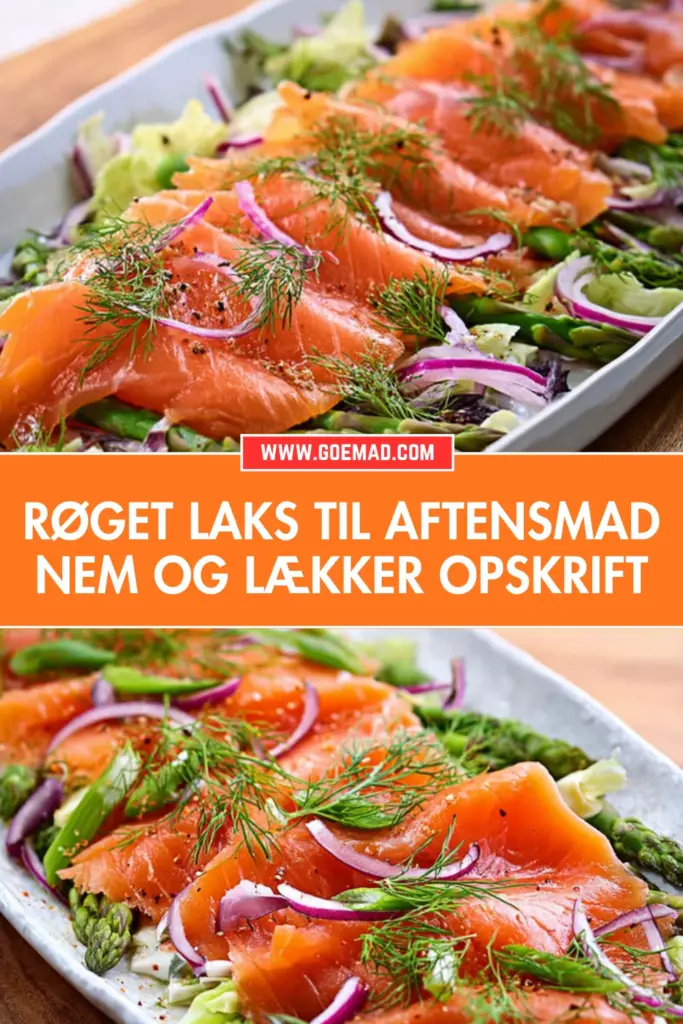 Røget laks med spidskål og asparges: hurtig og velsmagende aftensmad