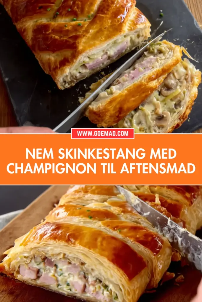 Skinkestang med champignon: en nem opskrift der altid virker