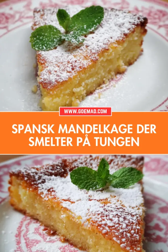 Nem spansk mandelkage: glutenfri, saftig og fuld af smag