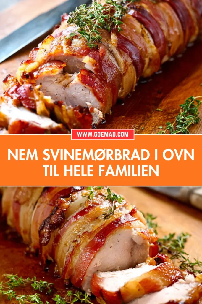 Svinemørbrad i ovn med bacon: nem hverdagsopskrift der aldrig skuffer