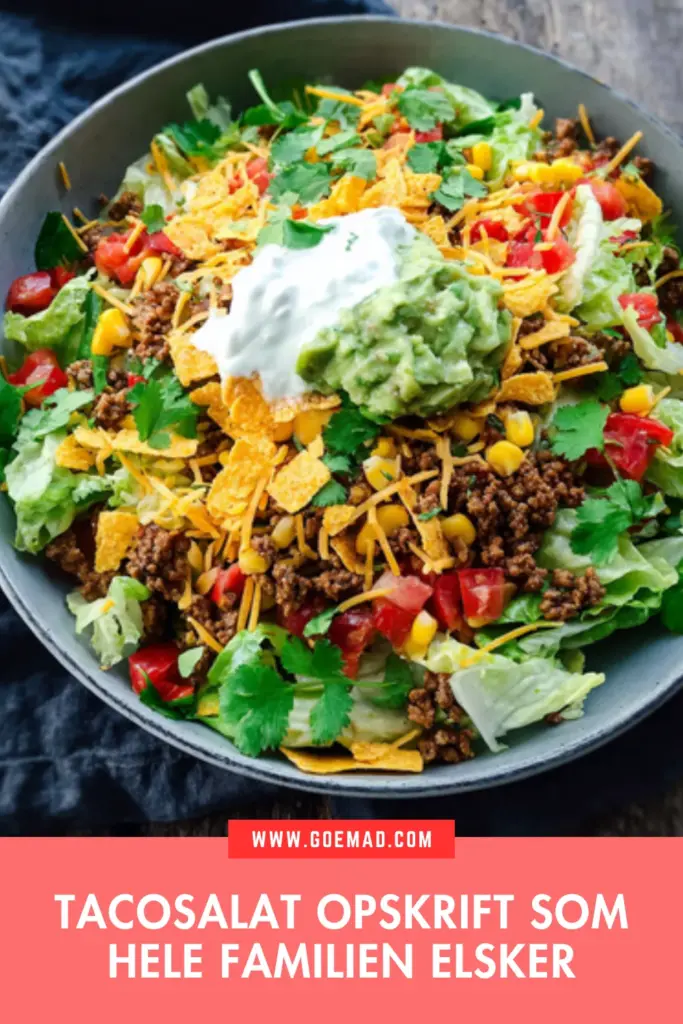 Tacosalat som hele familien elsker: nem opskrift med masser af smag