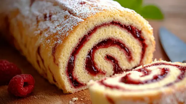 Hindbærroulade der altid lykkes: nem opskrift med hindbærmarmelade