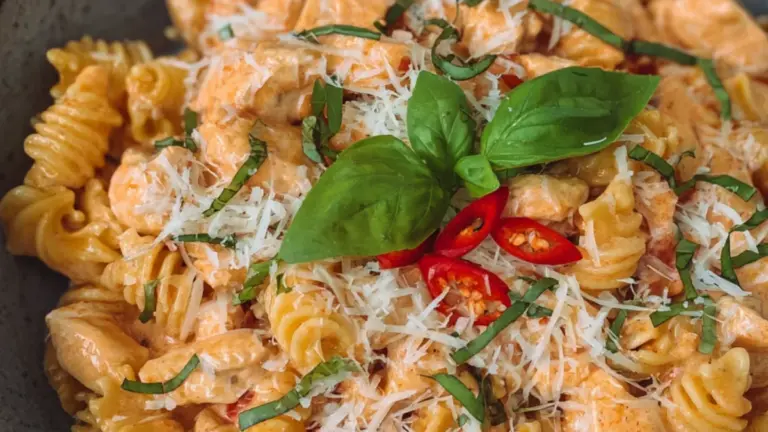 Pasta med kylling og tomatsovs: nem hverdagsret der altid smager godt