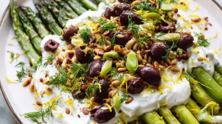 Bagte asparges med burrata og citron: en nem opskrift til sæsonen